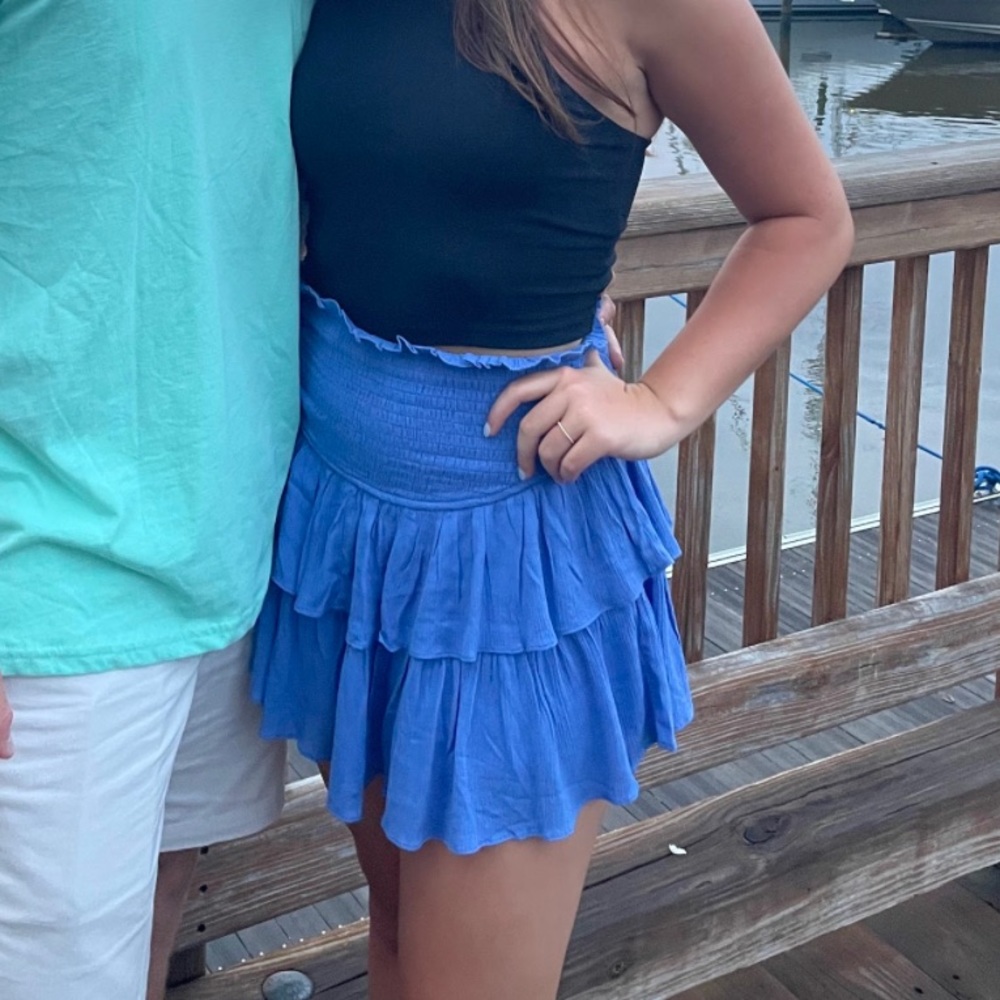 Blue ruffle skort! - Picture 2 of 3